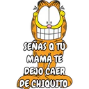 SEÑAS Q TÚ
MAMÁ TE
DEJO CAER
DE CHIQUITO
