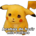Acabas de herir mis voltios