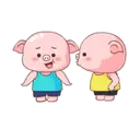 Happy daily life of cute piggy MOV 4