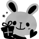 2grey rabbit 1