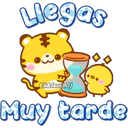 Llegas
Eli&Javi (JD)
Muy tarde