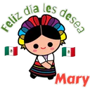 Feliz dia les c
00
desea
Mary