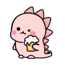 Pink Dino 17