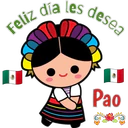 Feliz día les desea
Pao