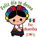 Feliz día te desea
tu
dueña