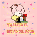 YA LLEGO EL
RECIBO DEL AGUA