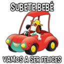 SUBETE BEBÉ
VAMOS A SER FELICES