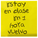 Estoy
en clase
I ua
hora
Welvo