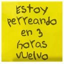 Estoy
perreando
en 3
horas
VWelvo