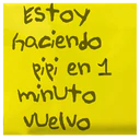 Estoy
haciendo
pipi en 1
minuto
welvo