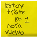 Estoy
triste
En 1
hora
Welvo