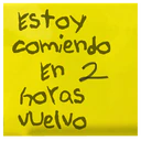 Estoy
comiendo
En 2
horas
welvo