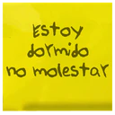 Estoy
dormido
no molestar