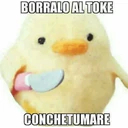BORRALO AL TOKE
CONCHETUMARE