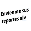 Envíenme sus
reportes alv
Oraffadiaz