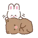 Rabbit & bear couple mov. 4