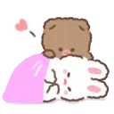 Rabbit & bear couple mov. 8