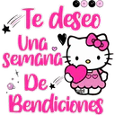 Te deseo
Una
semanat
Dex
Bendiciones
miyi