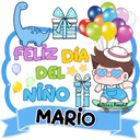 S
FELIZ DÍA
DEL
NIÑO
MARIO
Melissa & Ainare!