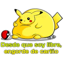 Chach Desde que soy libre, engorde de cariño