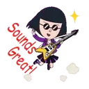 chibi rock and roll🤘🎵🎶 mov 13