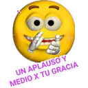 UN APLAUSO Y
MEDIO X TU GRACIA