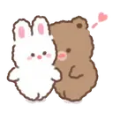 Rabbit & bear couple mov. 13