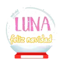LUNA feliz navidad