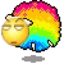 colorful emoji sheep🐑2🇵🇪mov 22