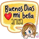 Buenos Dias
mi bella
amiga
S
Lorena & Ainarey
