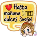 Hasta
mañana amiga
dulces Sueños
Lorena & Ainarey