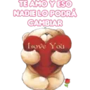 TE AMO Y ESO
NADIE LO PODRÁ
CAMBIAR
Love You