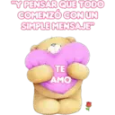 "Y PENSAR QUE TODO
COMENZÓ
CON UN
SIMPLE MENSAJEⓇ
TE
AMO