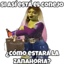 SI ASÍ ESTÁ EL Conejo @josejuanie98 ¿Cómo eSTARÁLA ZANAHORIA?
