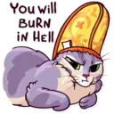 You will
BURN
IN Hell