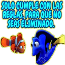 SOLO CUMPLE CON LAS REGLAS PARA QUE NO SEAS ELIMINADO GRISE