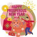 AIA SG - CNY Stickers 1