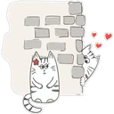Cats Valentine's ᥫ᭡ Clásica 11