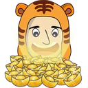 CNY Tiger Sticker Pack 8