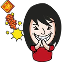 CNY Tiger Sticker Pack 2
