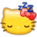 Emoji Kitty Yellow 10