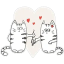 Cats Valentine's ᥫ᭡ Clásica 14