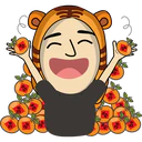 CNY Tiger Sticker Pack 11