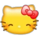 Emoji Kitty Yellow 11