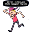 IME VOY LEJOS LEJOS!
!DONDE CAGAN LOS CONEJOS!