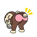 Funny monkey emoji  MOV 14