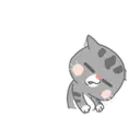 Naughty big grey cat .MOV 15