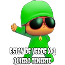 ESTOV DE VERDE XQ
QUIERO TENERTE