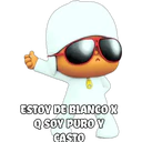 ESTOY DE BLANCOX
QSOY PURO Y
CASTO