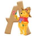 WINNIE POOH ABC FLORES BLANCA AT 1